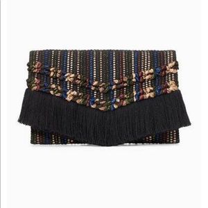 Stella and Dot fringe clutch